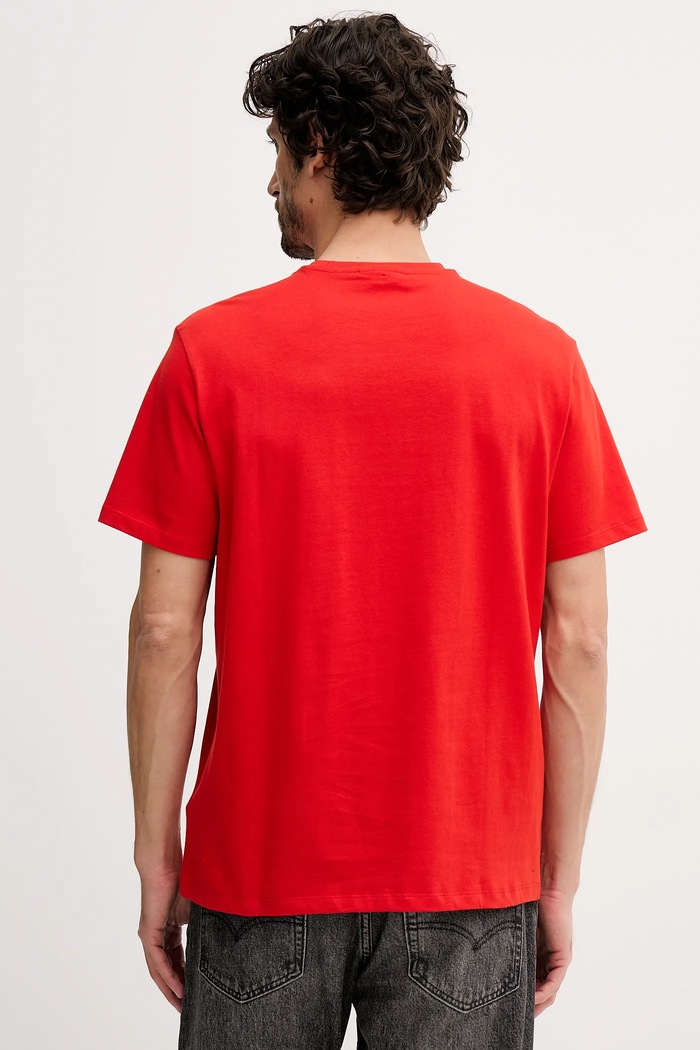 Oblečenie Calvin Klein Jeans tričko pánske bavlnené LV04RD254G červená