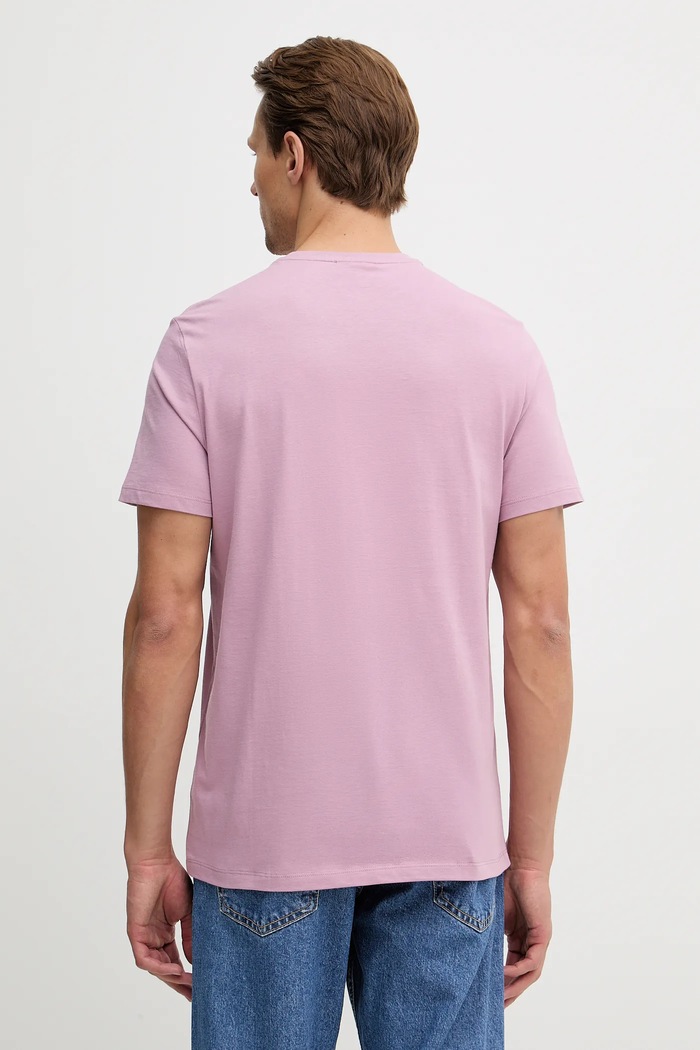 Oblečenie Calvin Klein Jeans tričko pánske bavlnené LV04RD254G fialová