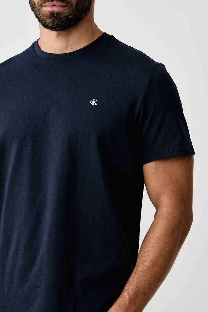 T-shirt męski bawełniany Calvin Klein Jeans LV04RD254G granatowy