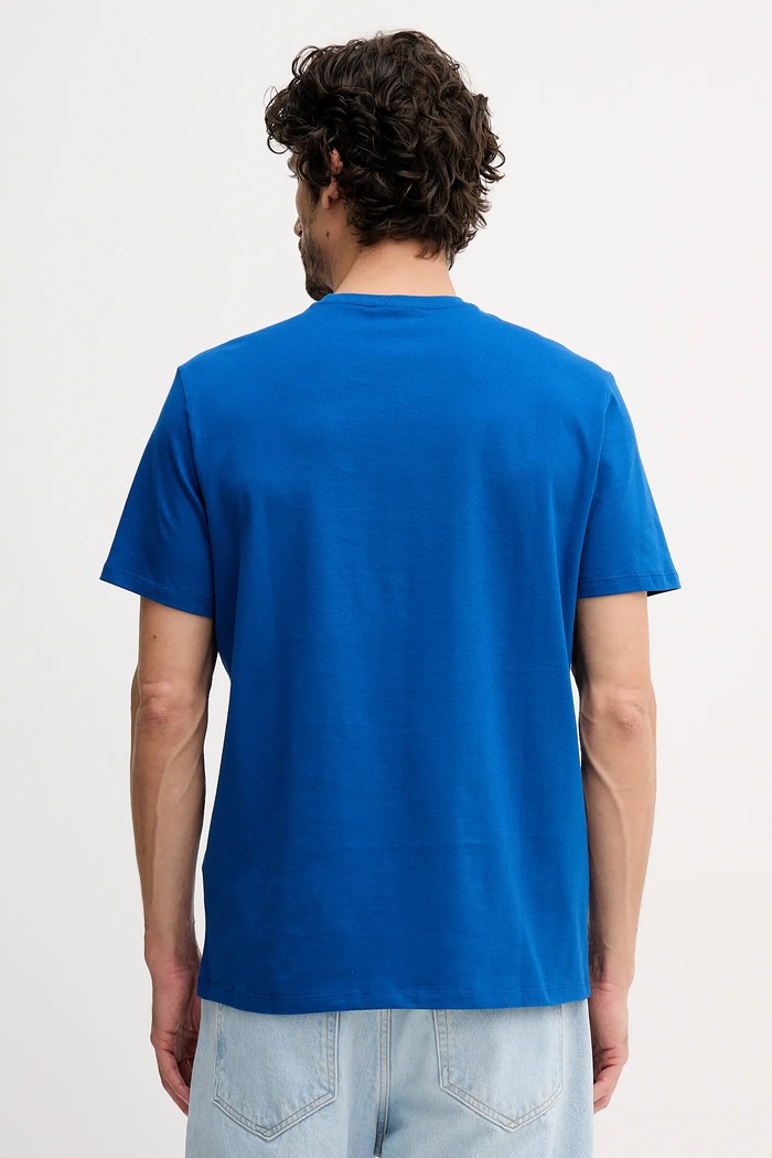 Îmbrăcăminte Calvin Klein Jeans tricou bărbătesc bumbac LV04RD254G albastru