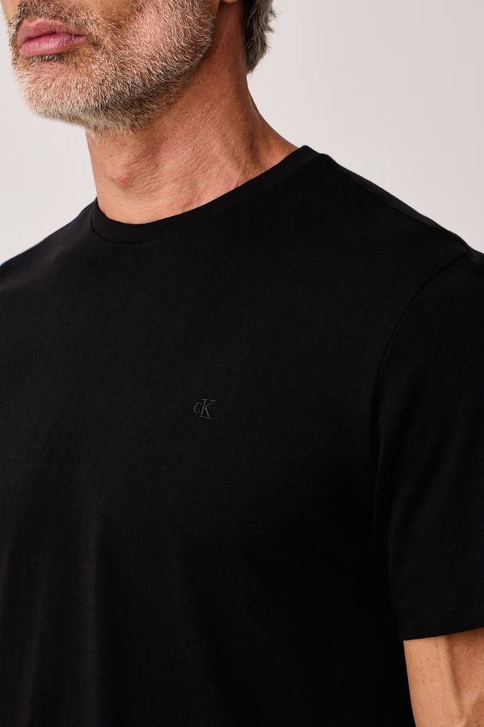 T-shirt męski bawełniany Calvin Klein Jeans LV04RD254G czarny