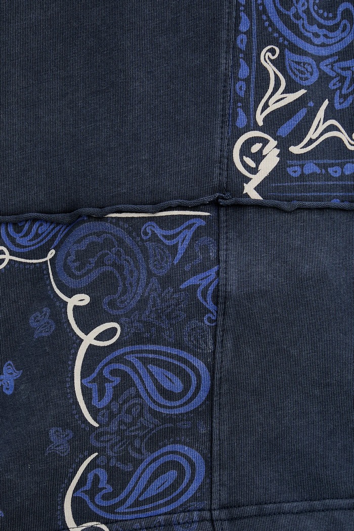 Памучна тениска Desigual BACK CUTTING PAI 25WMTK37 син