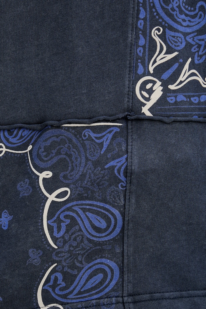 Памучна тениска Desigual BACK CUTTING PAI 25WMTK37 син