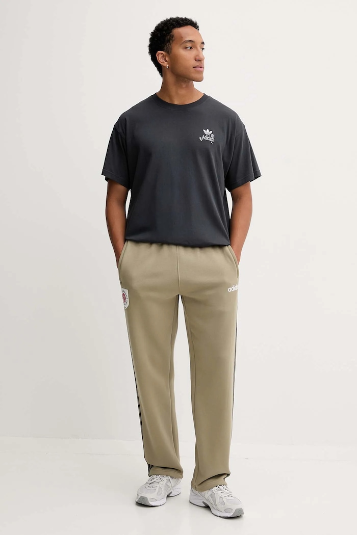 adidas Originals t-shirt bawełniany Supper Club Tee HY2062 szary AW25
