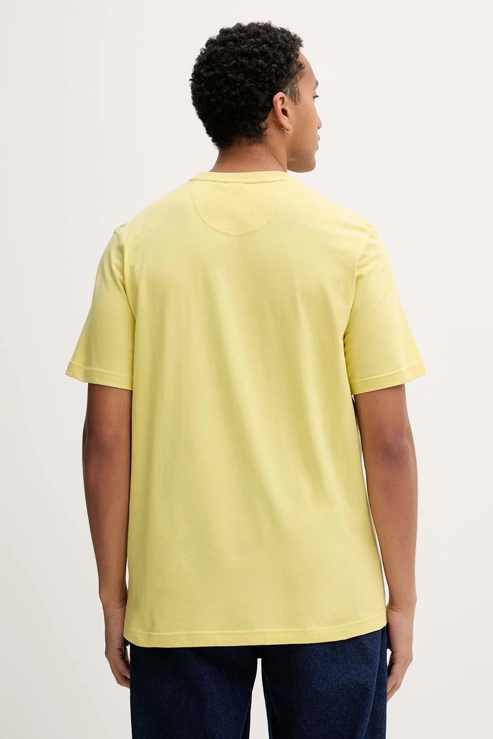 Ρούχα Βαμβακερό μπλουζάκι adidas Originals Essentials HY2076 κίτρινο