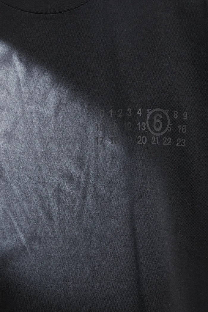 MM6 Maison Margiela cotton t-shirt black SH2GC0028.M20048.900