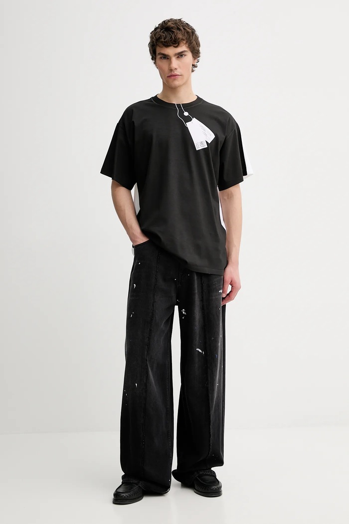 MM6 Maison Margiela t-shirt in cotone SH2GC0029.M20048.100 bianco AW25