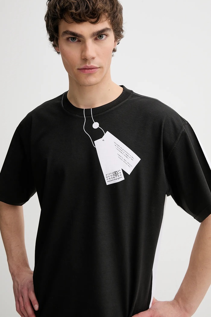 MM6 Maison Margiela t-shirt in cotone bianco SH2GC0029.M20048.100