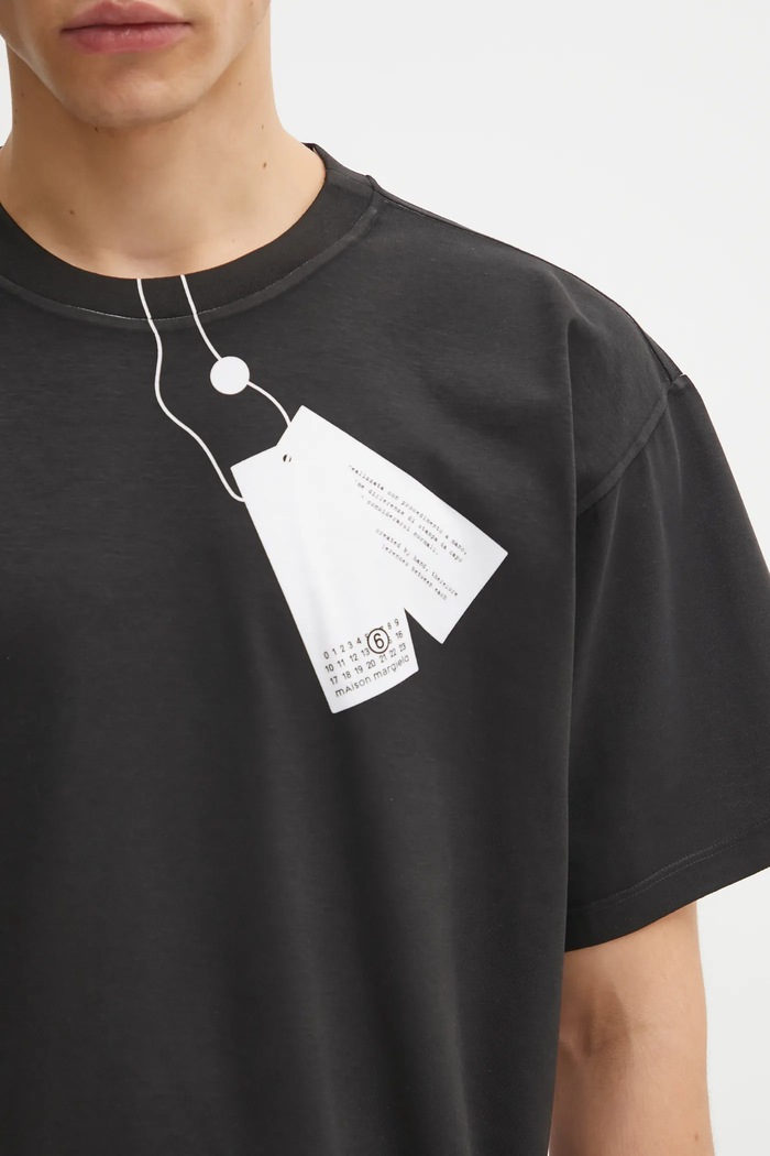 MM6 Maison Margiela tricou din bumbac alb SH2GC0029.M20048.100