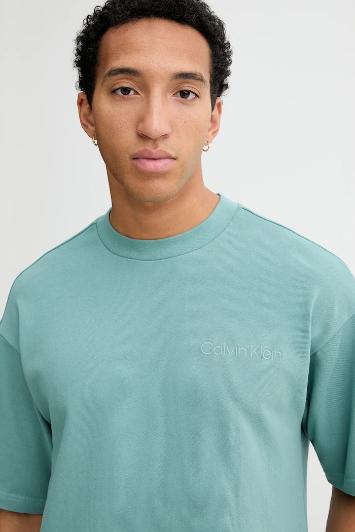 Odzież Calvin Klein Underwear t-shirt bawełniany LV00NM2929 turkusowy