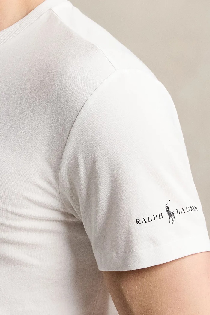 Polo Ralph Lauren T-shirt męski 3-pack biały 714965508