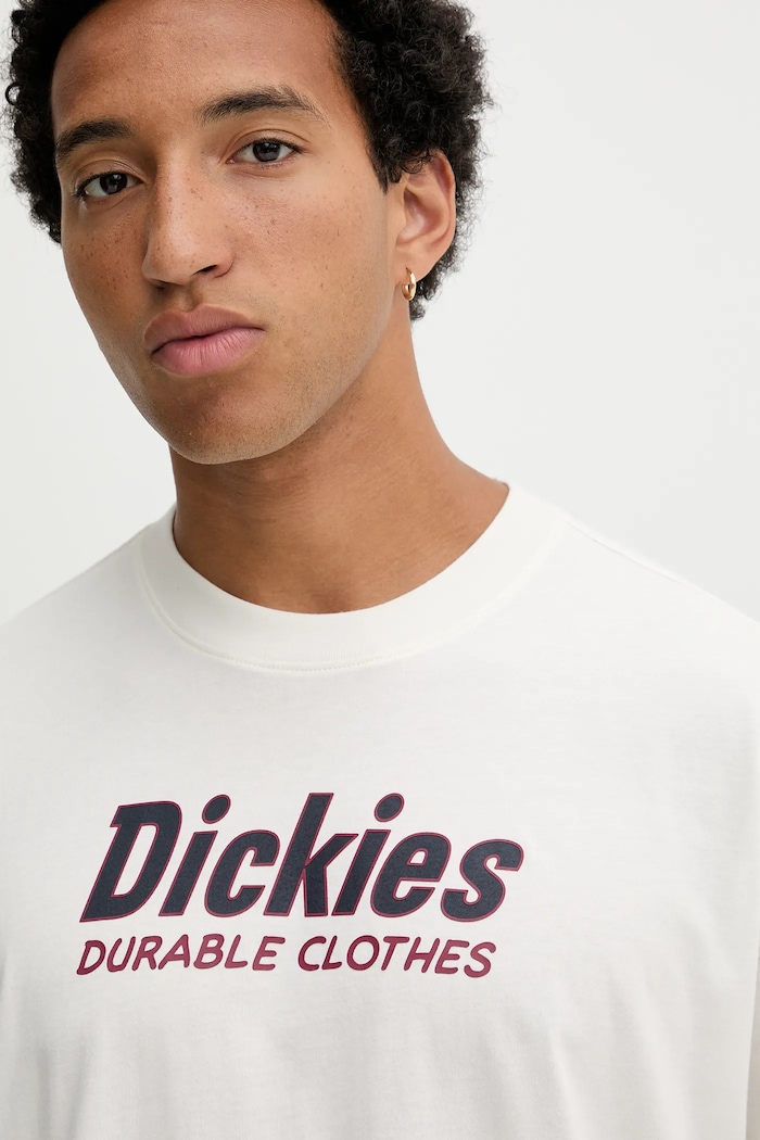 Bavlněné tričko Dickies béžová DK0A87YL
