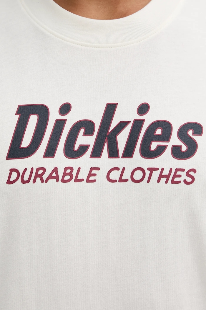 Bavlněné tričko Dickies DK0A87YL béžová