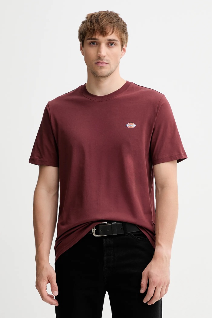 Bavlnené tričko Dickies relaxed červená DK0A4XDB.