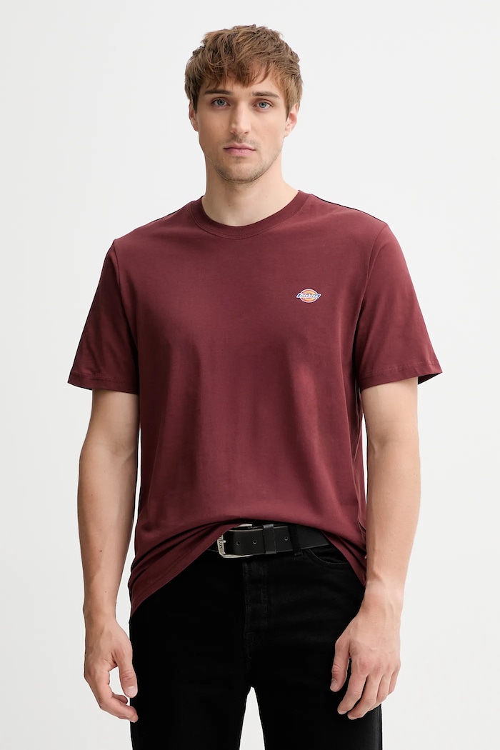 Bavlnené tričko Dickies relaxed červená DK0A4XDB.