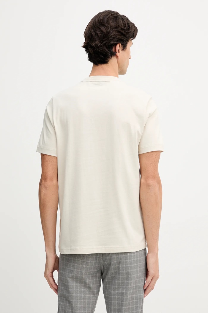 Одяг Бавовняна футболка BOSS Green Tee Iconic Zone 50548411 бежевий