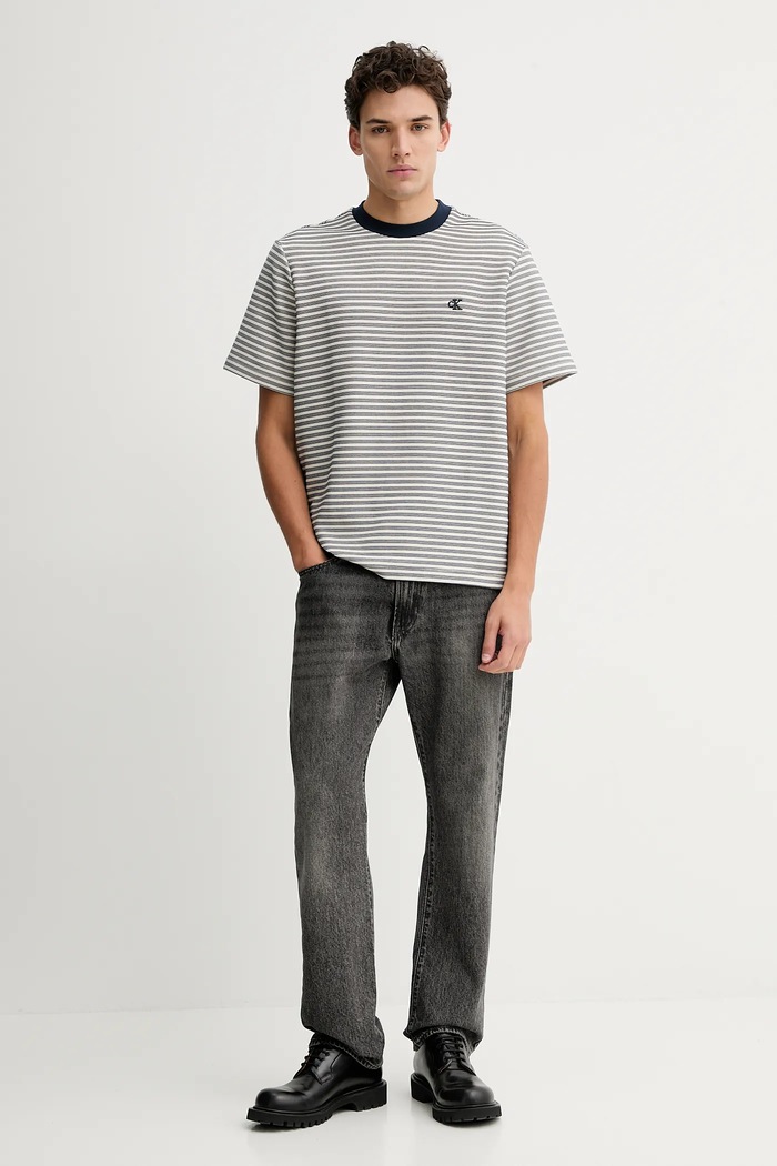 Tričko Calvin Klein LV04LD204G tmavomodrá SS26