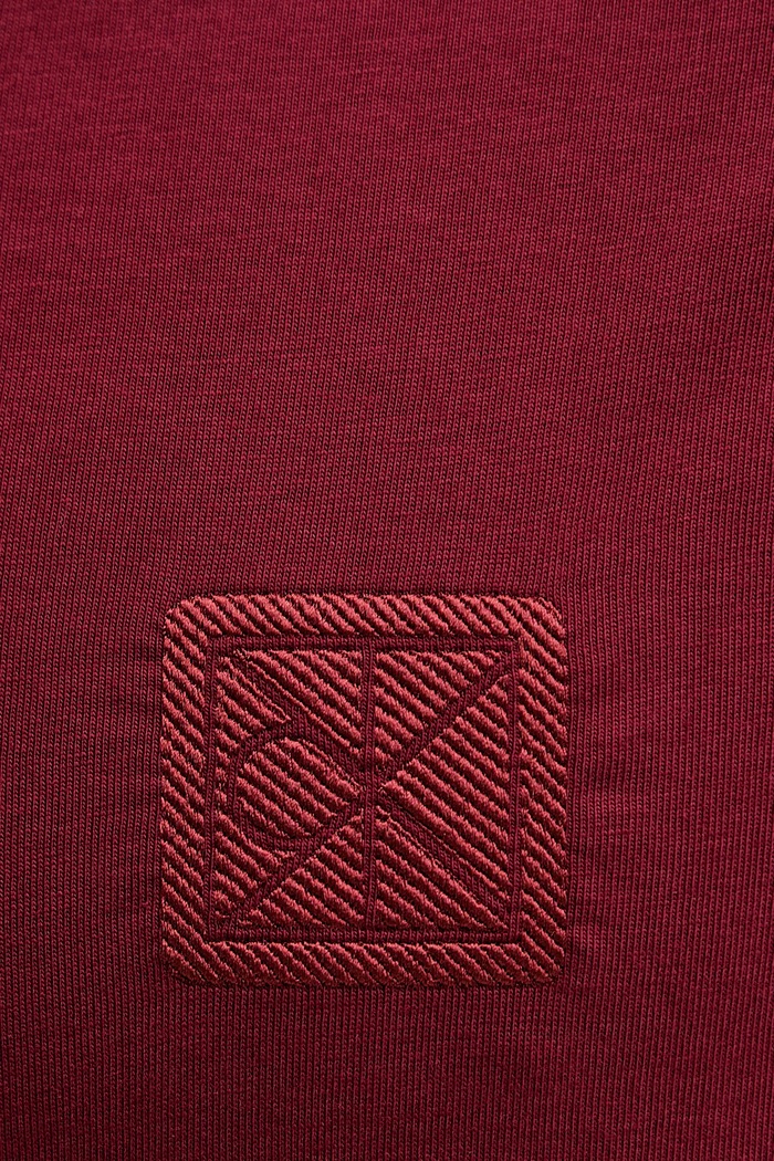 Calvin Klein t-shirt bawełniany bordowy LV04LD224G