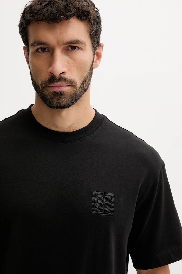 Odzież Calvin Klein t-shirt bawełniany LV04LD224G czarny