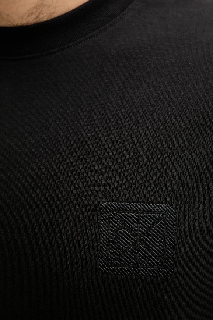 Calvin Klein t-shirt bawełniany czarny LV04LD224G
