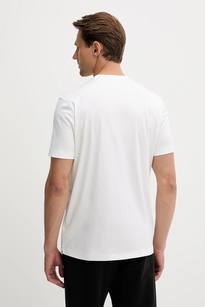 Odzież Paul&Shark t-shirt bawełniany Knitwear 15311610 beżowy