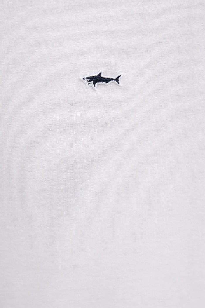 Bavlnené tričko Paul&Shark Knitwear biela 99311005