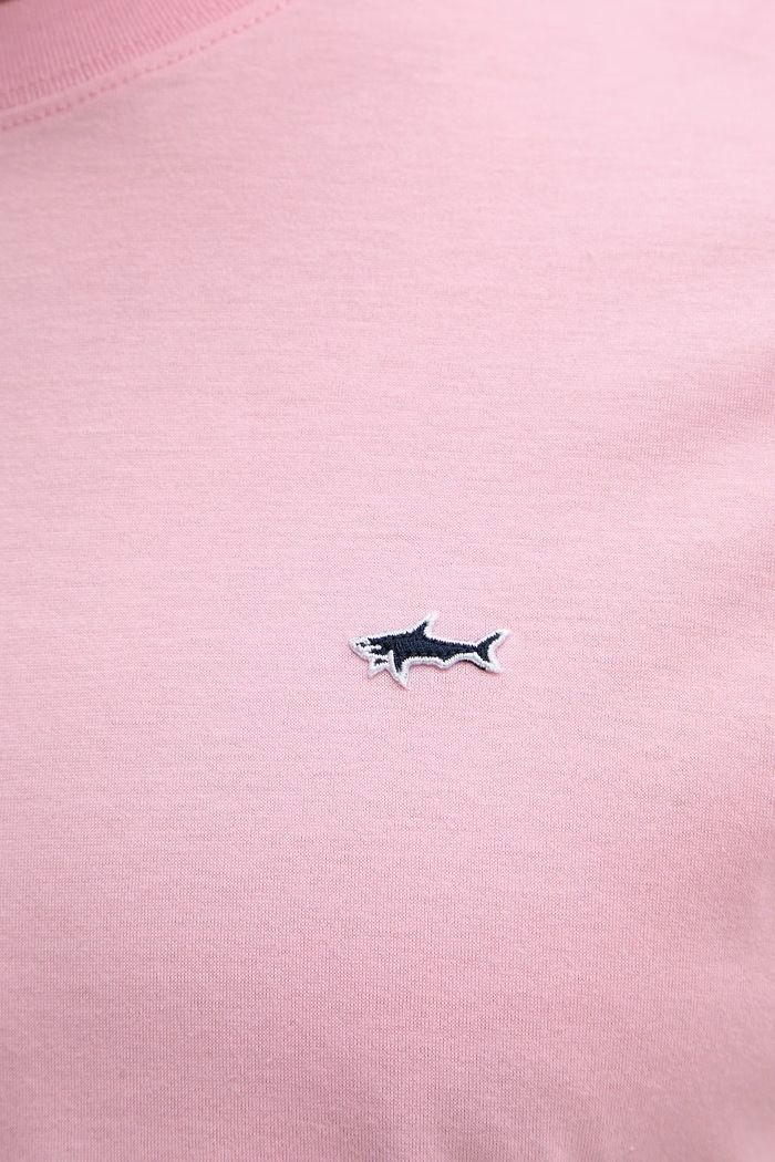 Bavlnené tričko Paul&Shark Knitwear 99311005 ružová