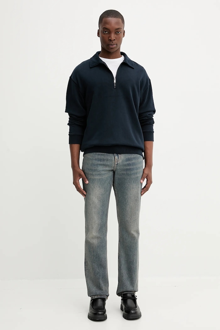 rag & bone tričko pánske bavlnené RF4625FT2GM biela SS26