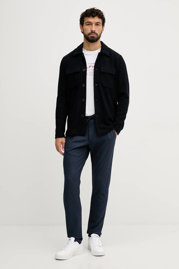 Bavlnené tričko Tommy Hilfiger MW0MW40002 biela AW25