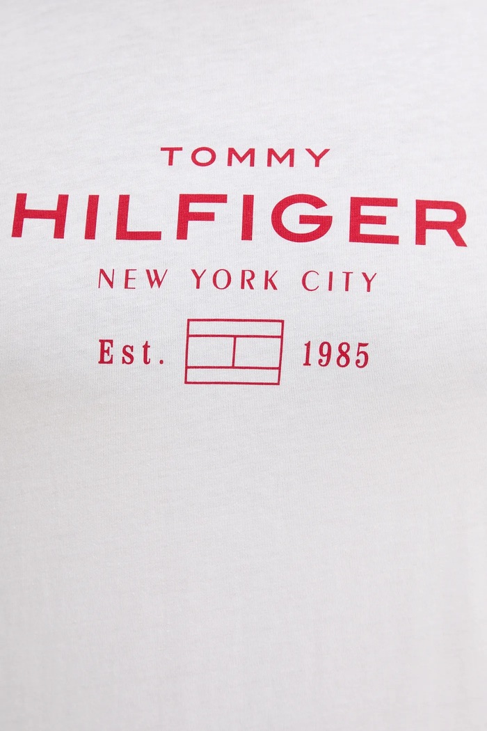 Bavlnené tričko Tommy Hilfiger MW0MW40002 biela
