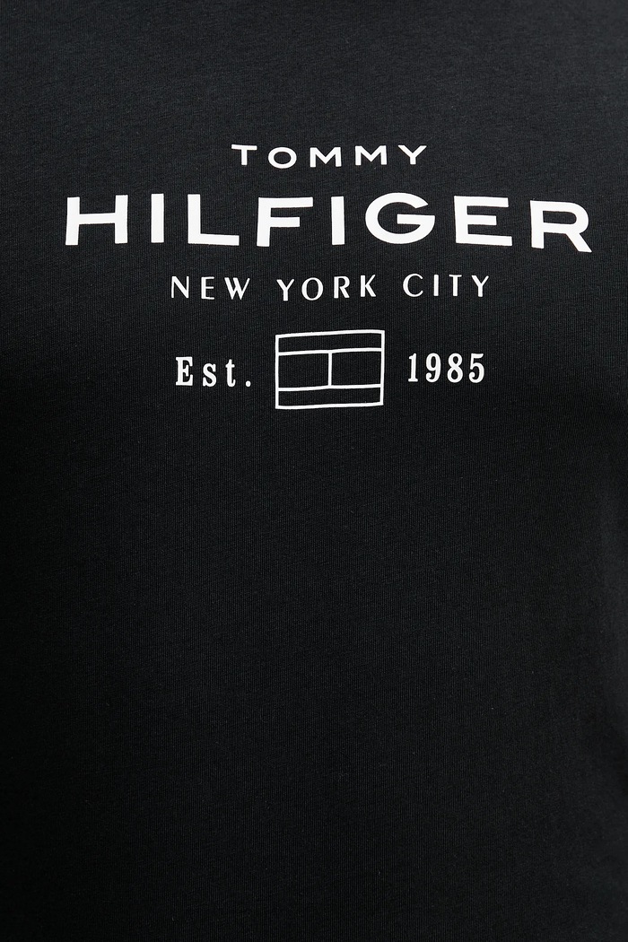 Bavlnené tričko Tommy Hilfiger MW0MW40002 čierna
