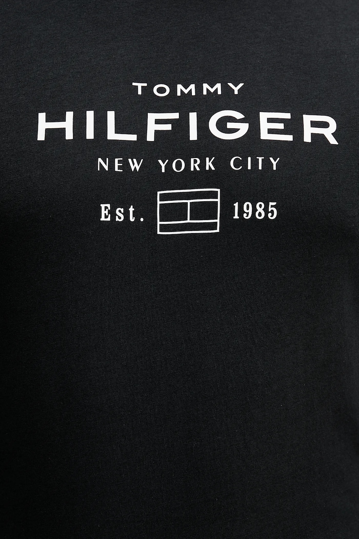 Bavlnené tričko Tommy Hilfiger MW0MW40002 čierna