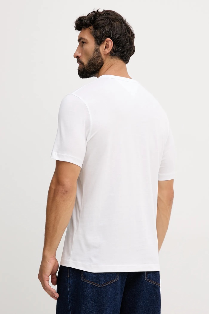 Îmbrăcăminte Tommy Hilfiger tricou din bumbac MW0MW40011 alb