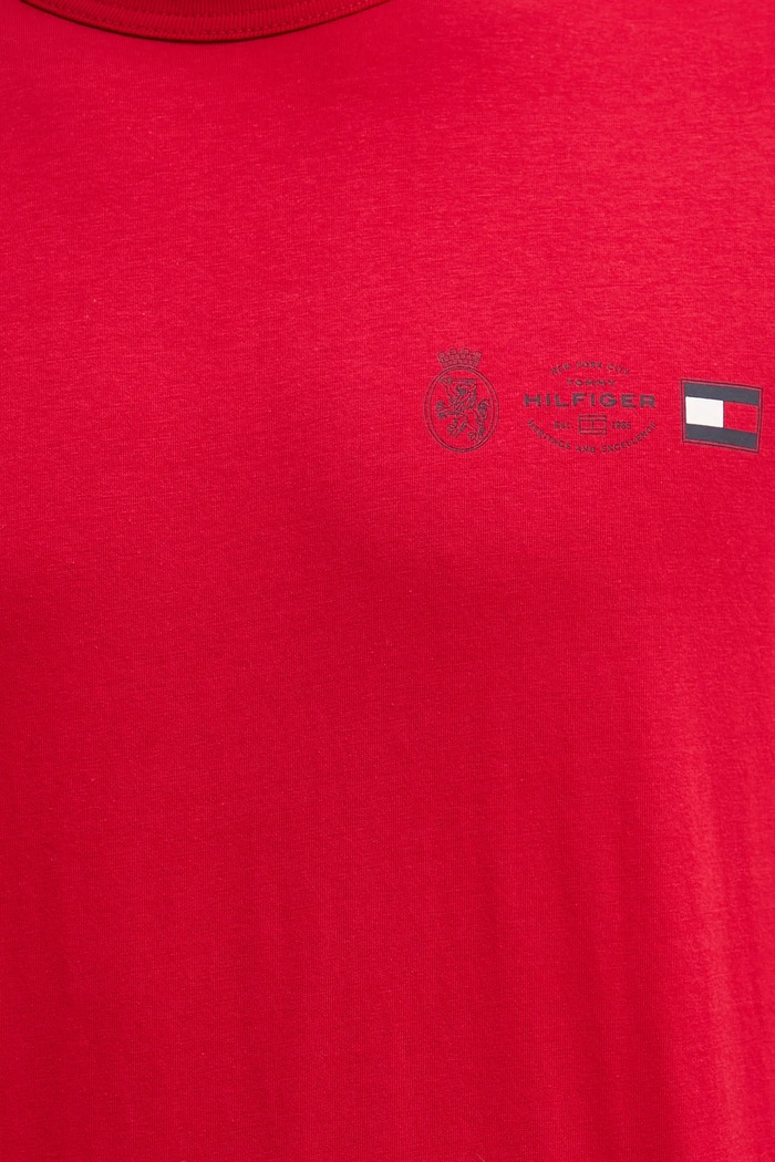 Tommy Hilfiger tricou din bumbac MW0MW40011 rosu