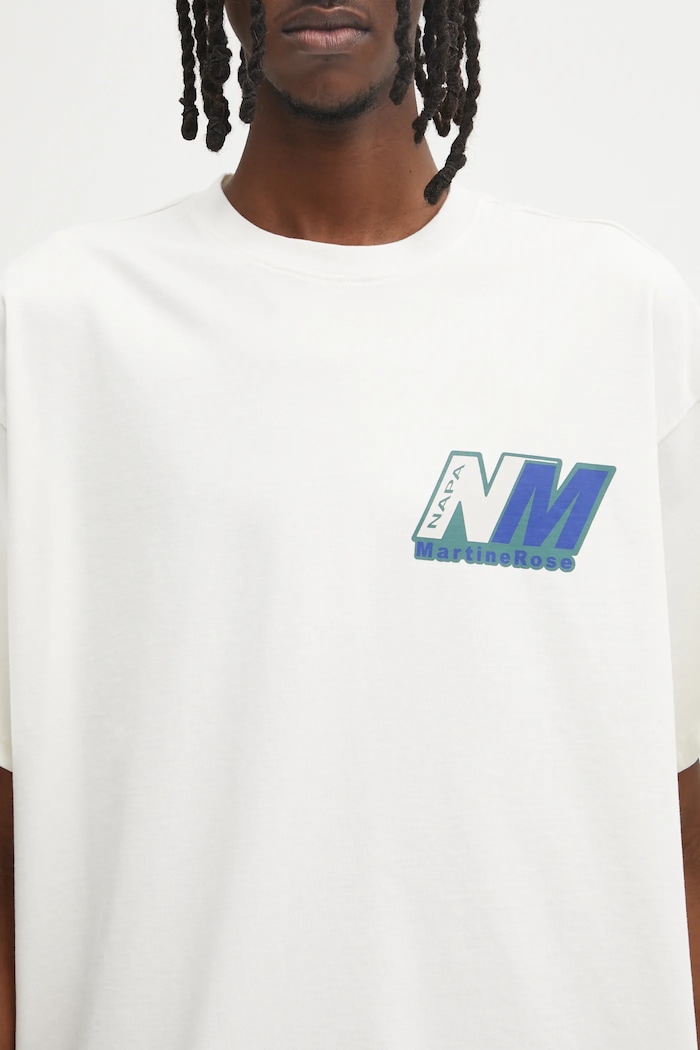 Napapijri cotton t-shirt Napapijri x Martine Rose white NP0A4HEWN1A1