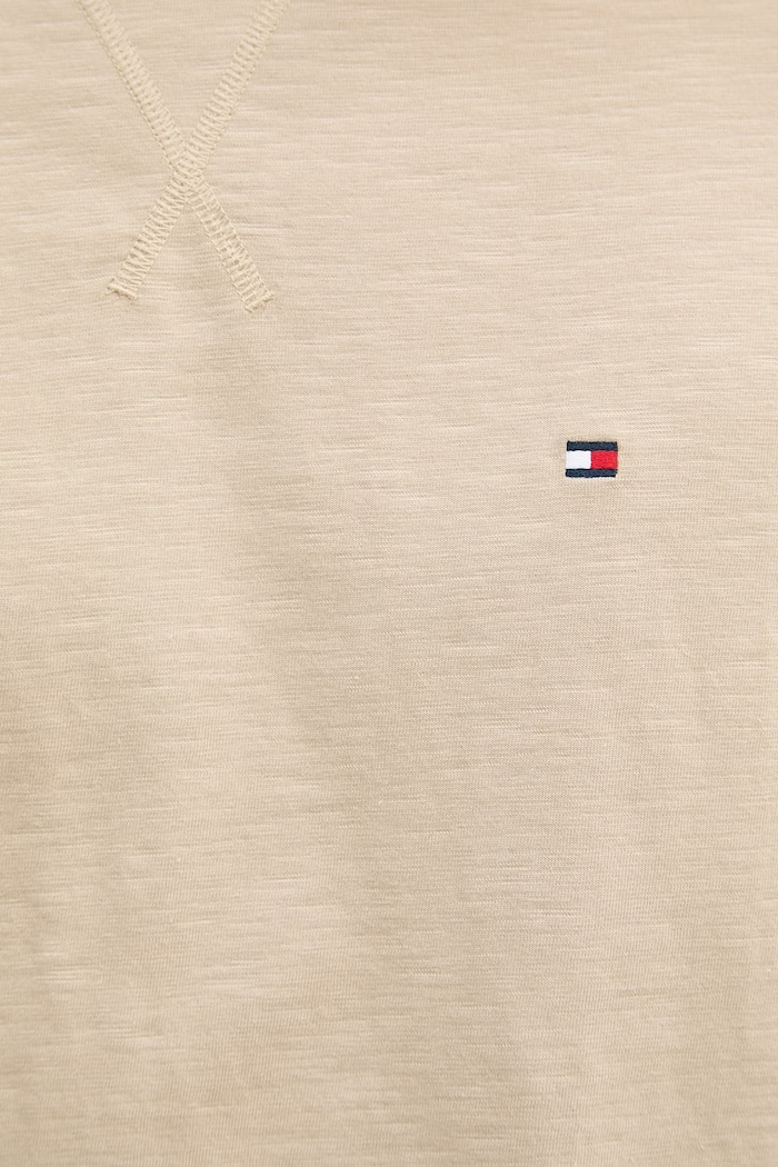 Tommy Hilfiger tričko pánske bavlnené UM0UM03605 béžová