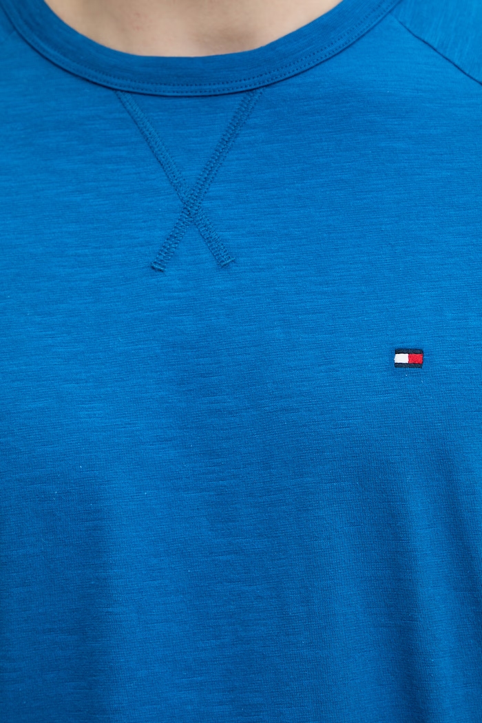 Tommy Hilfiger tricou pentru bărbați din bumbac UM0UM03605 albastru