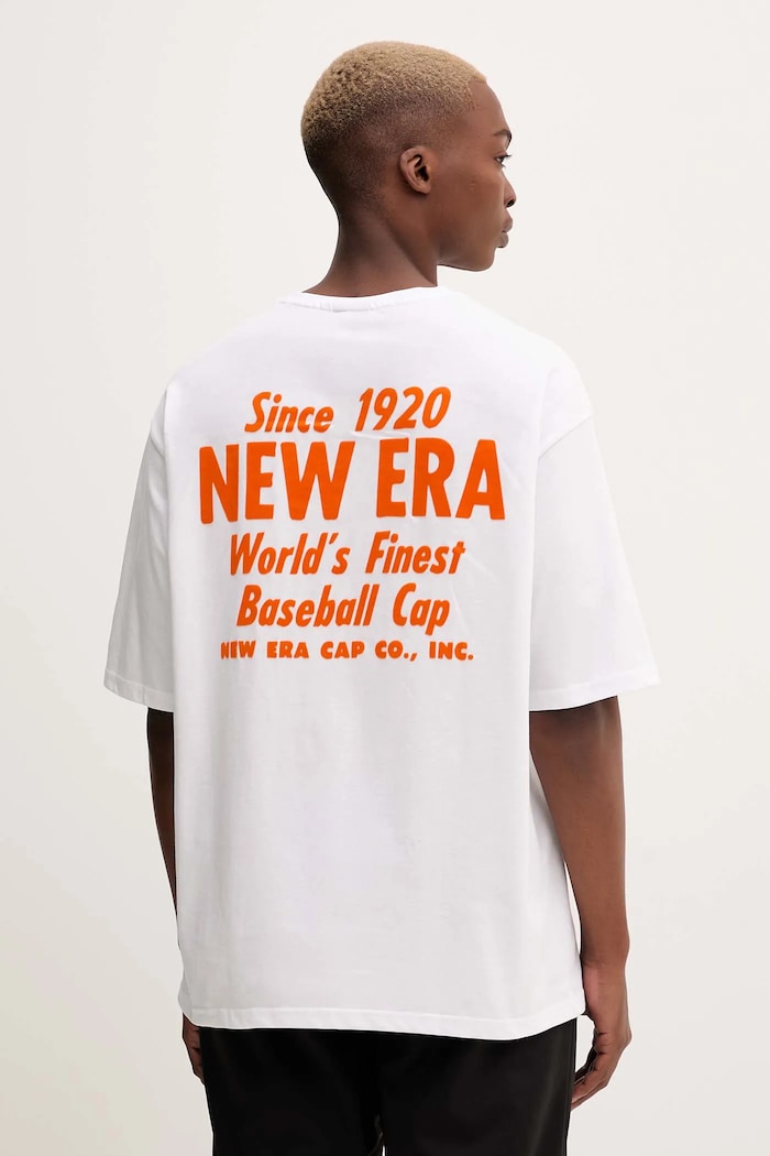 Дрехи Памучна тениска New Era 60684381 бял