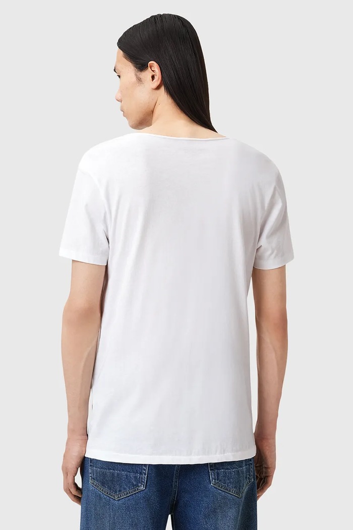 Ρούχα Βαμβακερό μπλουζάκι AllSaints TONIC M052JB λευκό