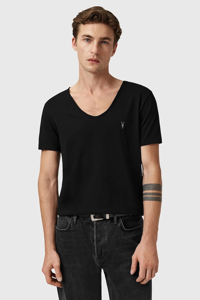 Bavlněné tričko AllSaints TONIC M052JB