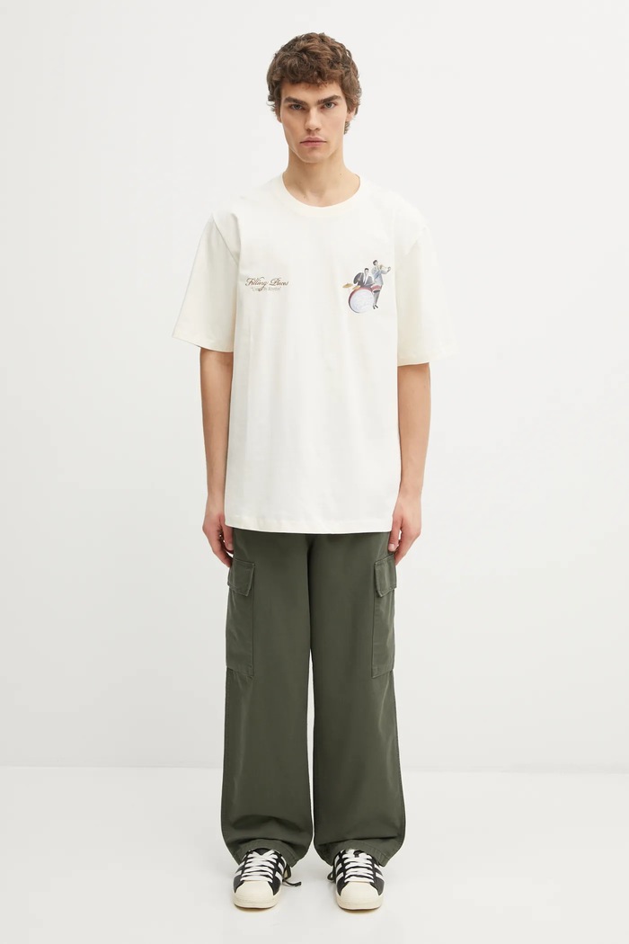 Filling Pieces tricou din bumbac Band 422520500238 bej
