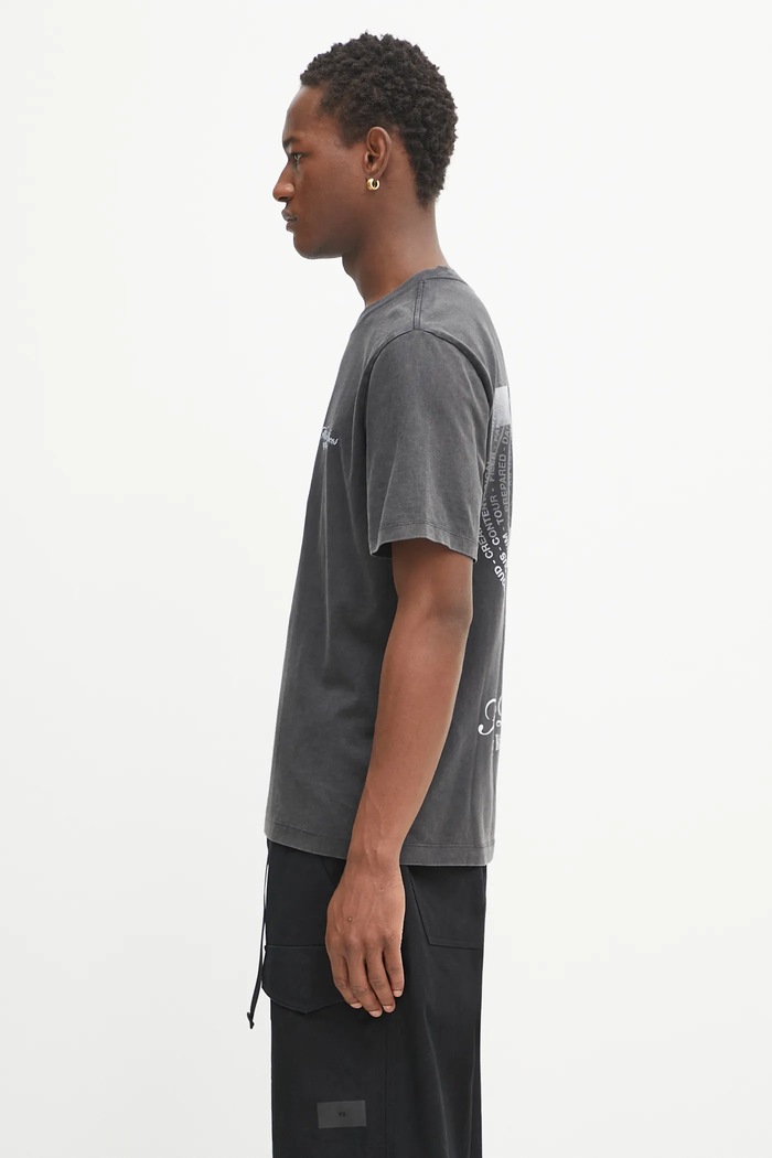 Filling Pieces t-shirt bawełniany Vinyl 422520500240 szary AW25