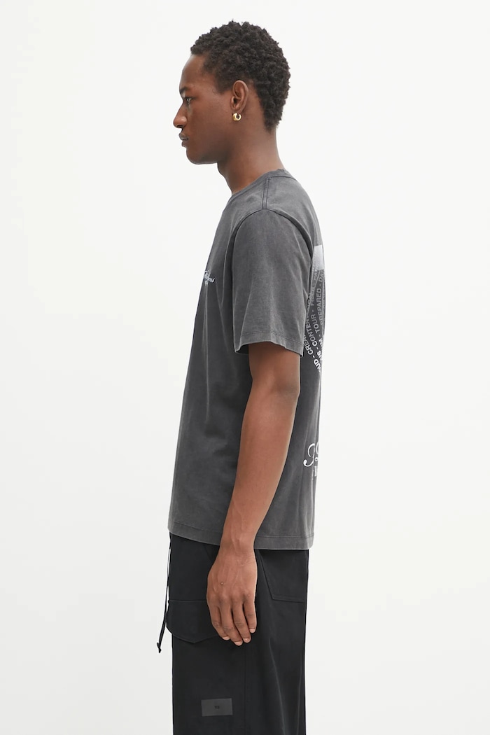 Filling Pieces t-shirt bawełniany Vinyl 422520500240 szary AW25