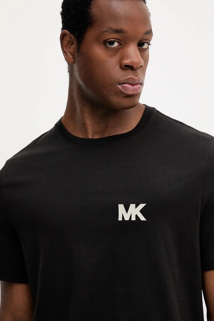Bavlnené tričko Michael Kors čierna CF552PT1V2