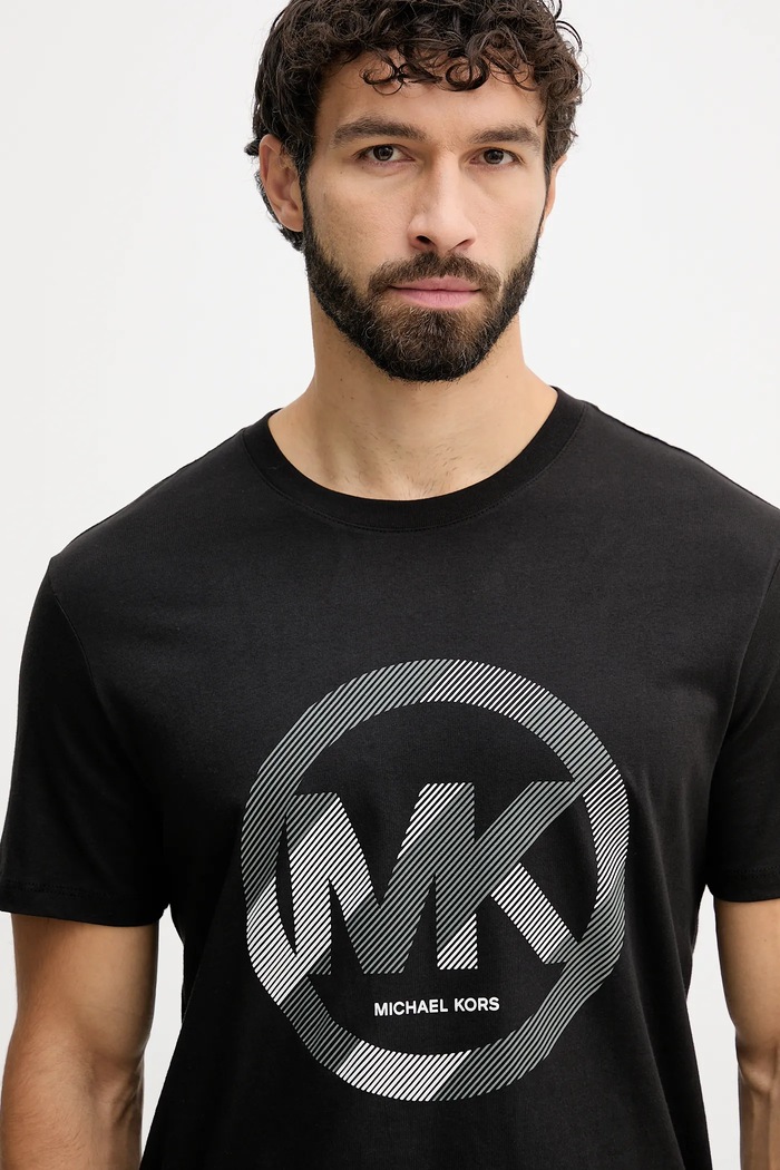 Bavlněné tričko Michael Kors černá CF552TWFV4
