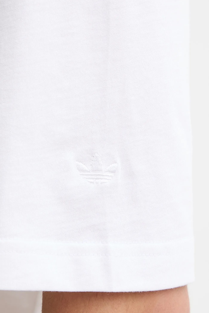 adidas Originals t-shirt bawełniany Varsity JX8155 biały