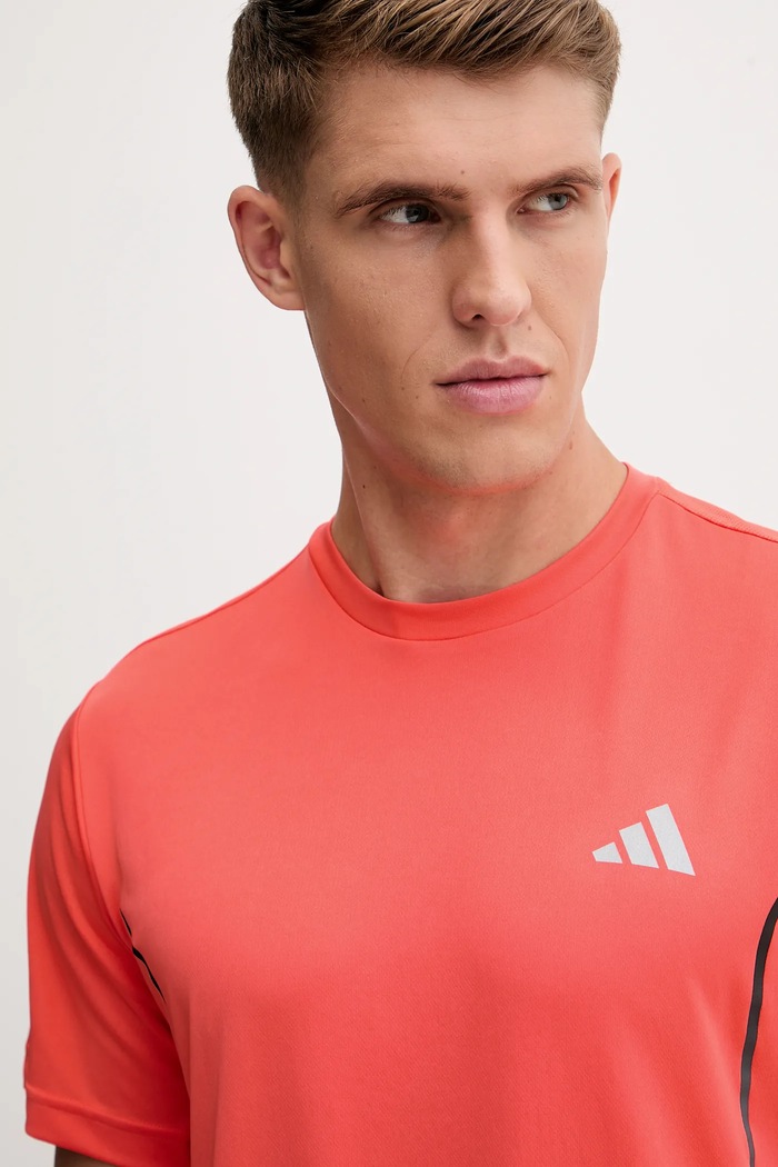 Tričko adidas Performance Tech App oranžová JZ8494