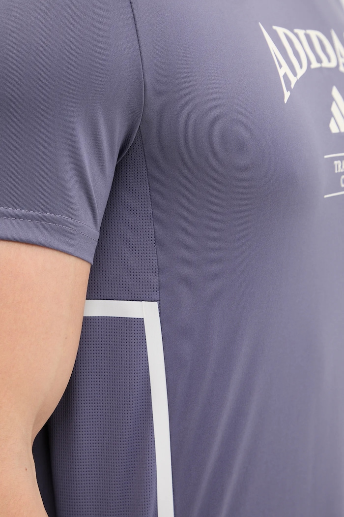 adidas Performance t-shirt treningowy D4T Heritage KA5289 fioletowy