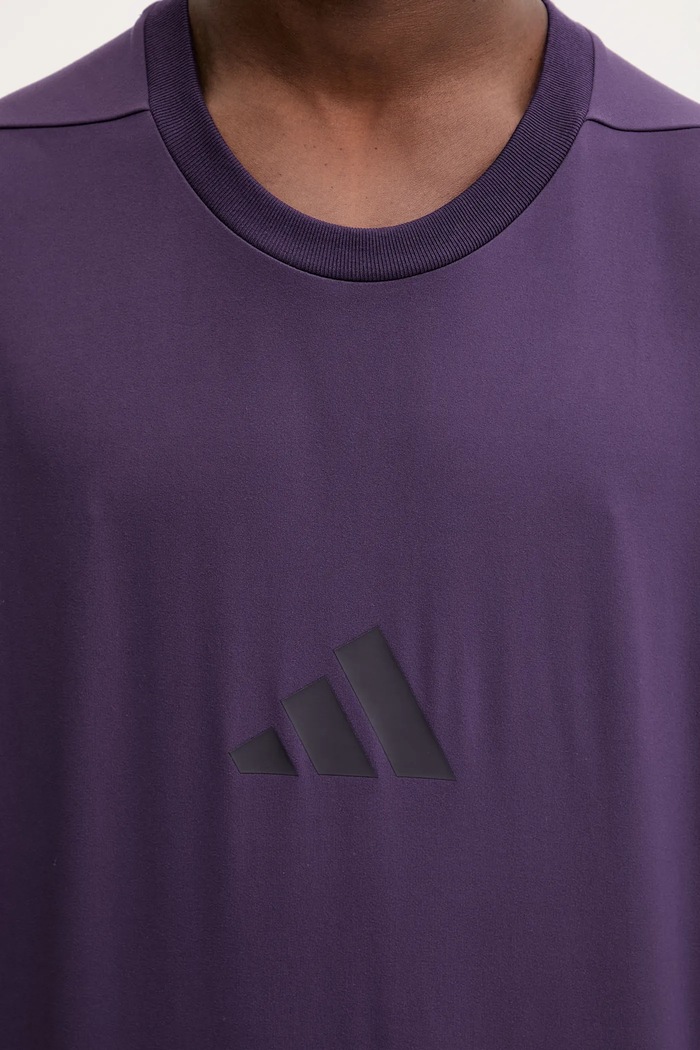 adidas t-shirt adidas x Z.N.E JW4783 fioletowy