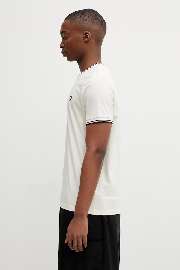 Fred Perry t-shirt cotton Men's M1588V beige SS26